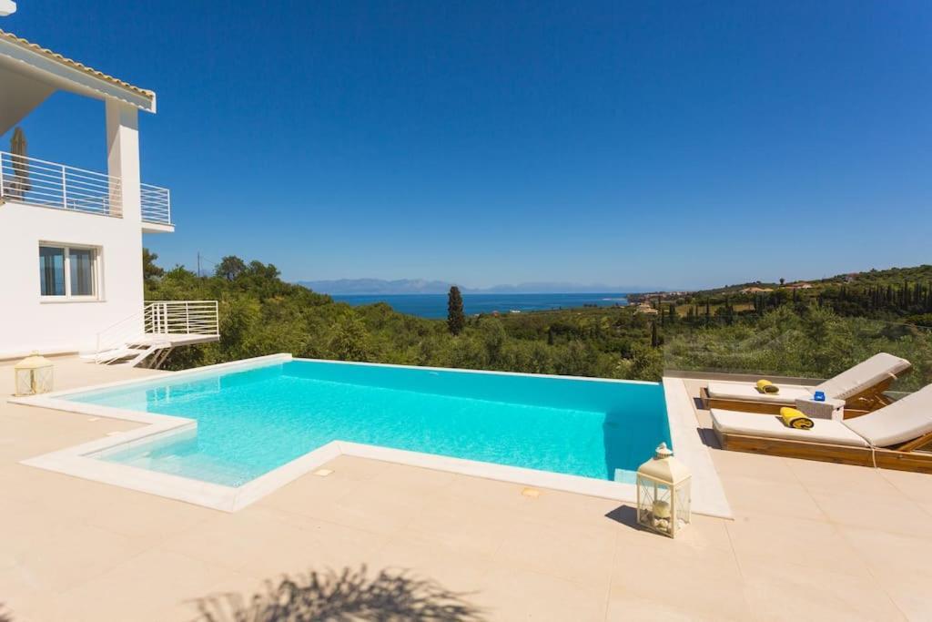 Koroni - Villa Merkouri - Entire Villa With Panoramic View 外观 照片