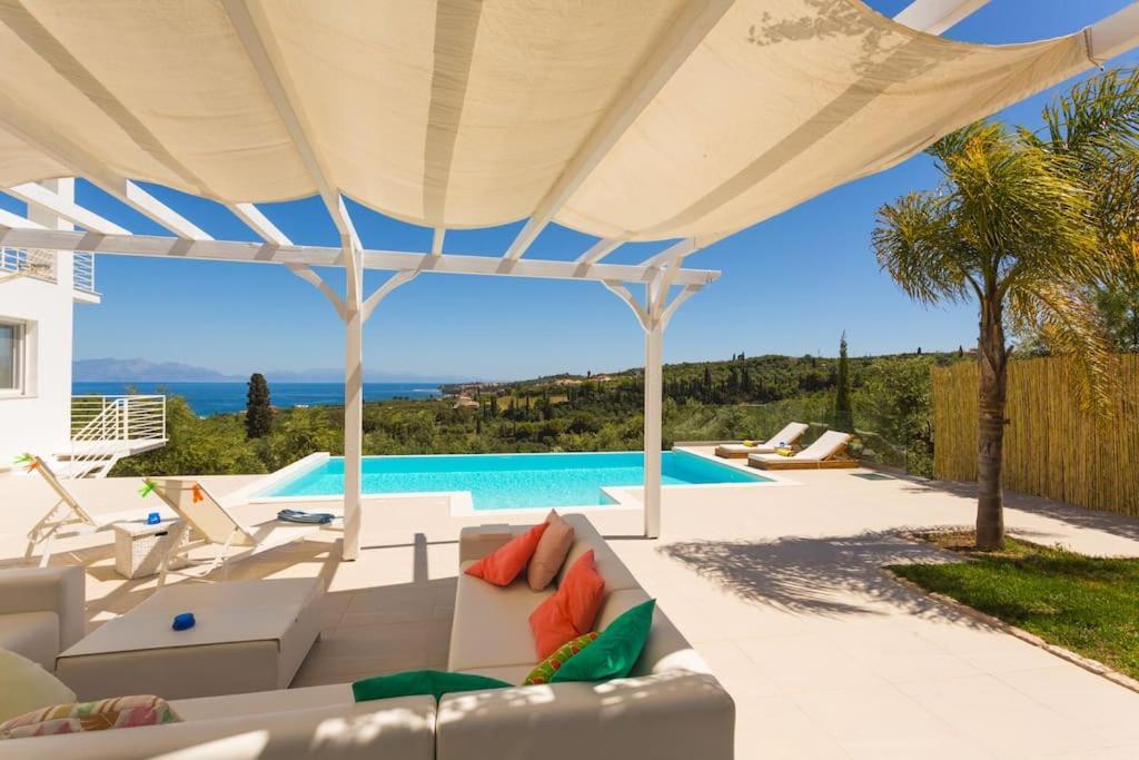 Koroni - Villa Merkouri - Entire Villa With Panoramic View 外观 照片